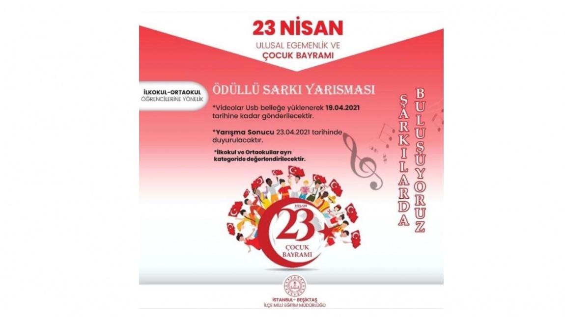 23 Nisan Ulusal Egemenlik ve Çocuk Bayramı Konulu Şarkı Yarışması